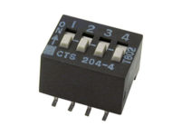 CTS Electrocomponents Schiebeschalter 204 Serie alders