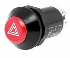 Drucktastenschalter Hochstrom mit Flachstecker, max. 7-polig