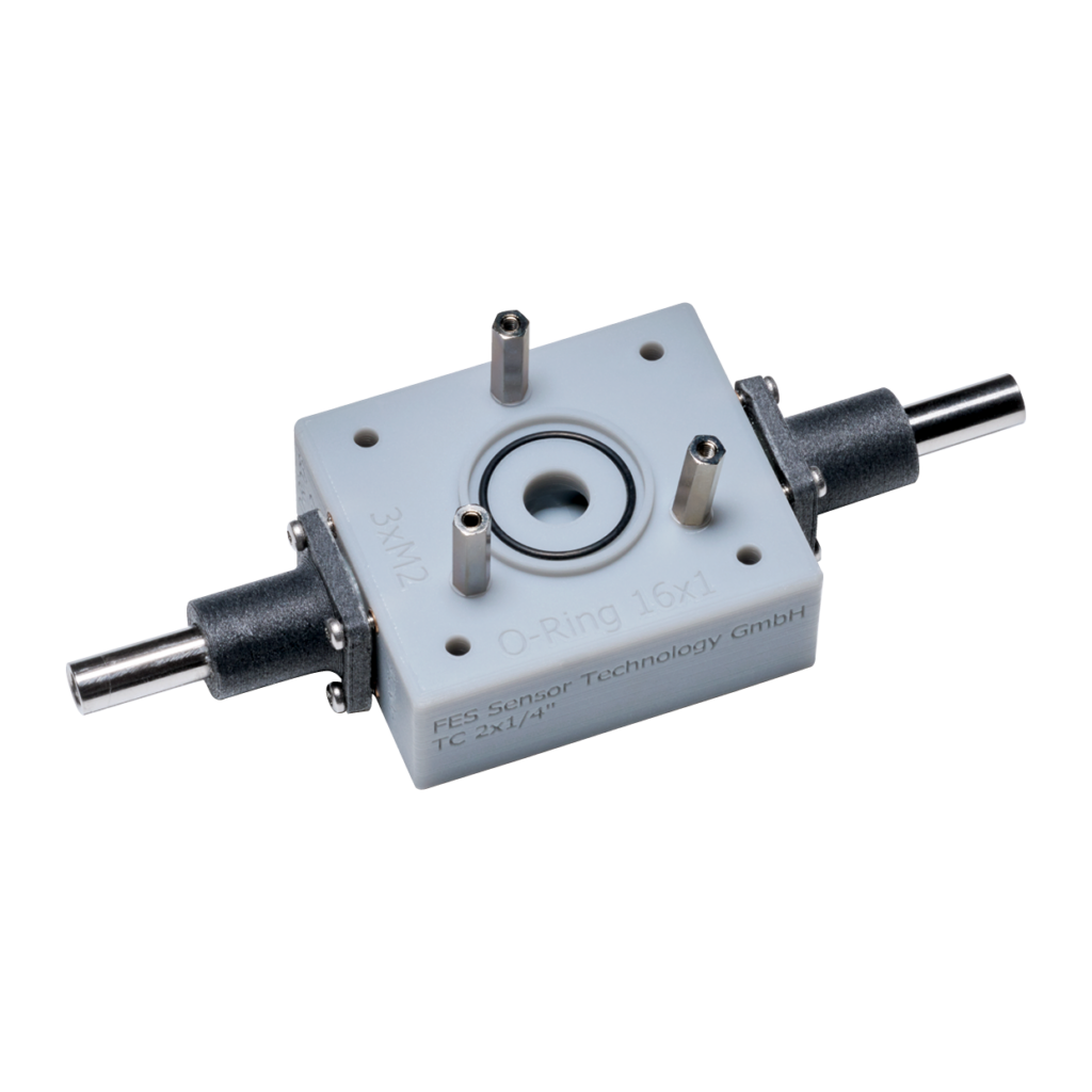 FES Testkammer TC 2×1/4″ – mit ¼“-Rohranschlüssen für Wasserstoff-Sensor ALDERS