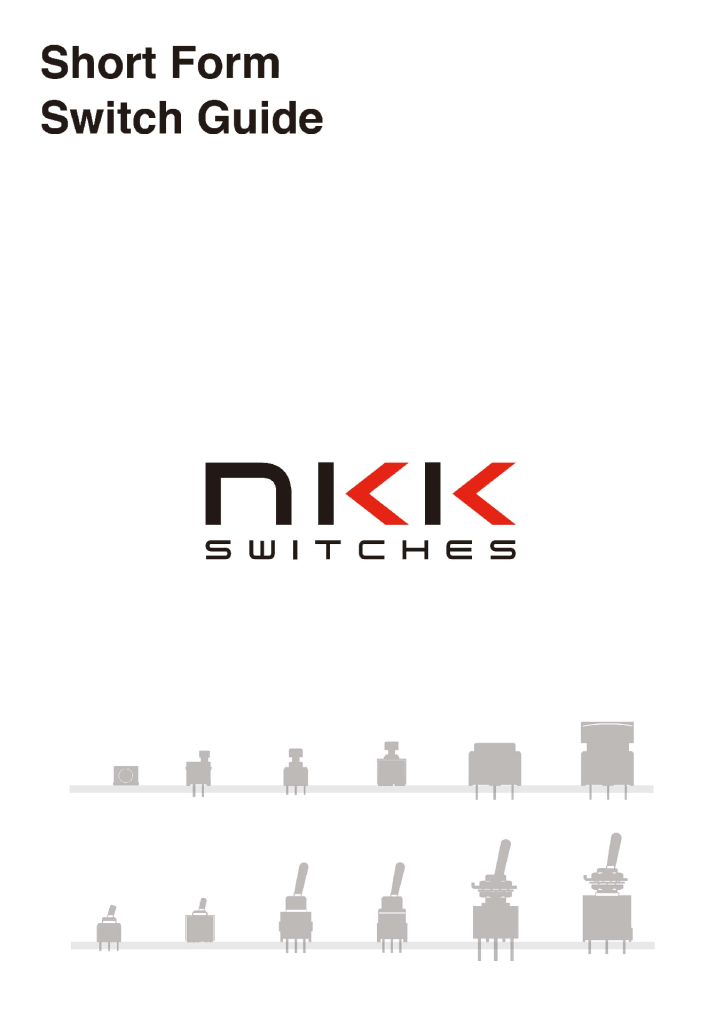 NKK Switches – Short Form Switch Guide Vorschau