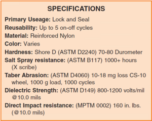 APM Hexseals HIgh-Temperature Patch for Locking and Sealing Specifications