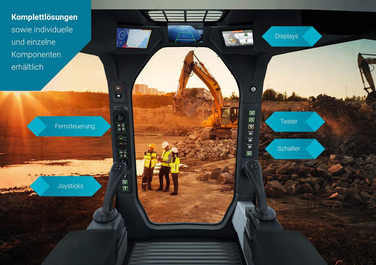 HMI Lösungen für Baumaschinen - ALDERS electronic GmbH