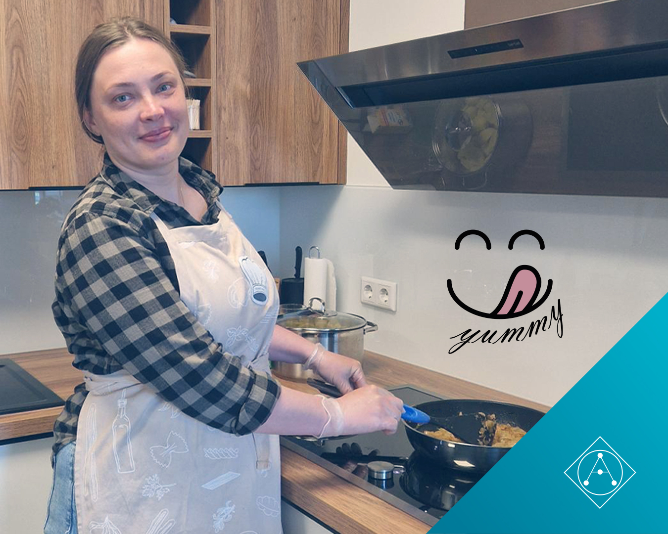 Feel Good Managerin Yulia als Köchin bei ALDERS